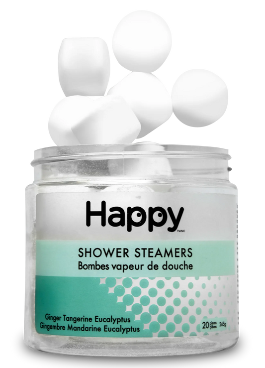 Happy Naturals - Shower Steamers - Eucalyptus Tangerine