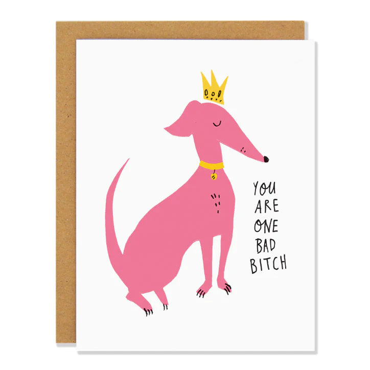 Badger and Burke Card - Bad Bitch