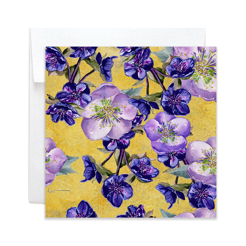Kat Signature Card - Heavenly Hellebores