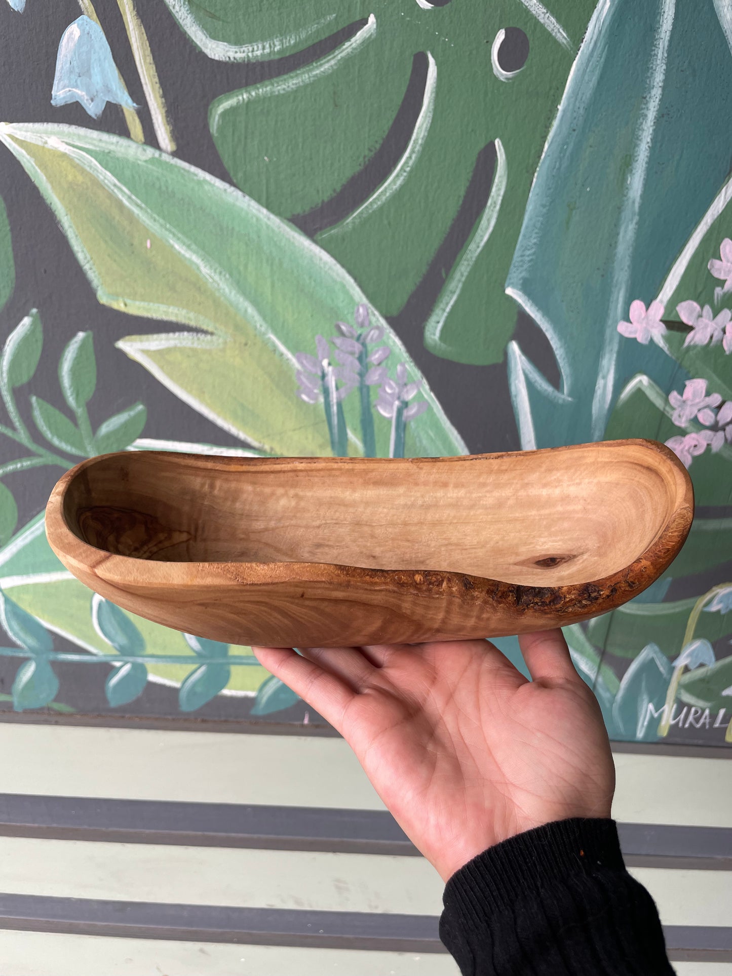 Handmade Olivewood Oval Dish
