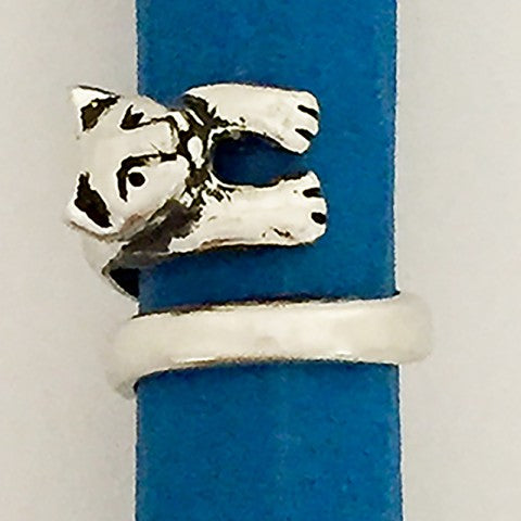 Basic Spirit Handmade Pewter Wrap Ring
