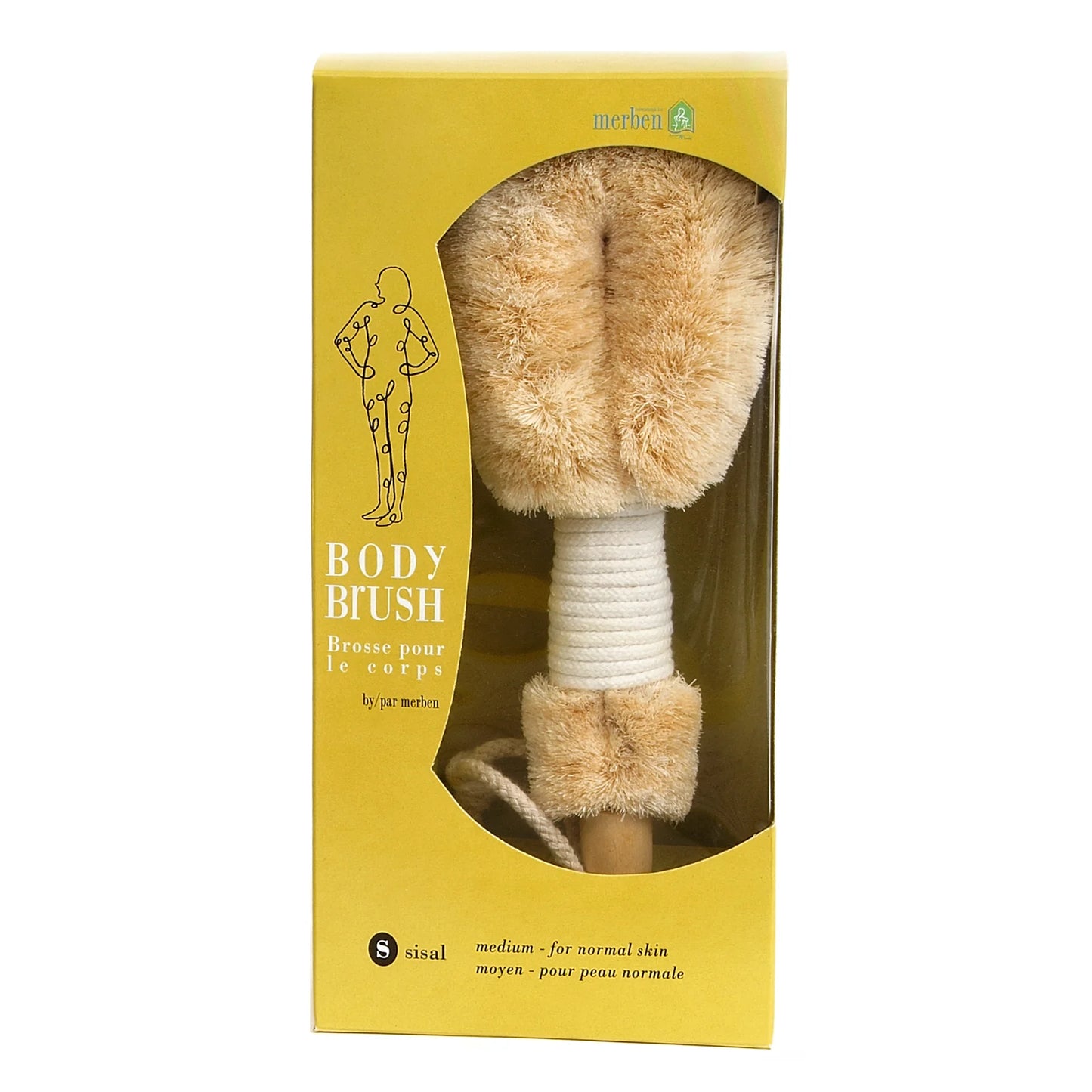 Merben Body Brush (With Handle)