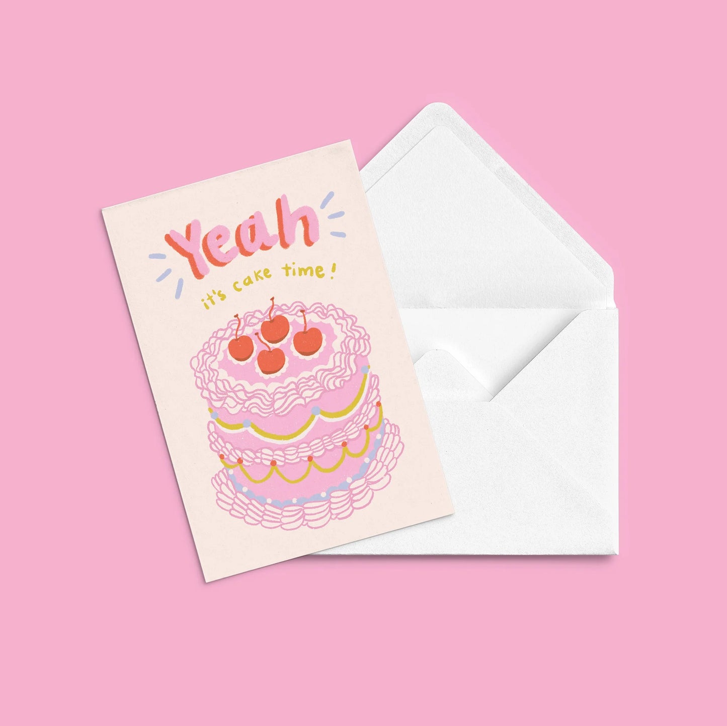 Anne Julie Dudemaine Card - Cake Time