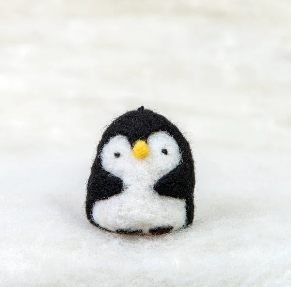 Spectacled Bear Hand Felted Ornament