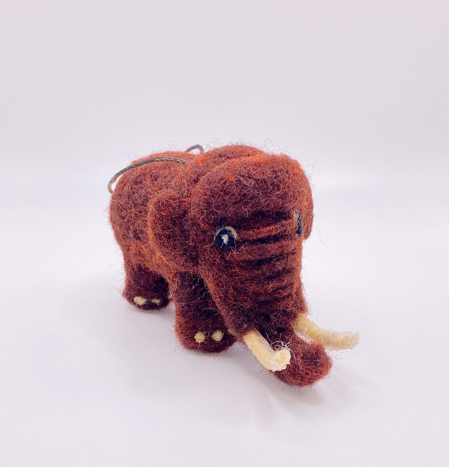 Spectacled Bear Hand Felted Ornament