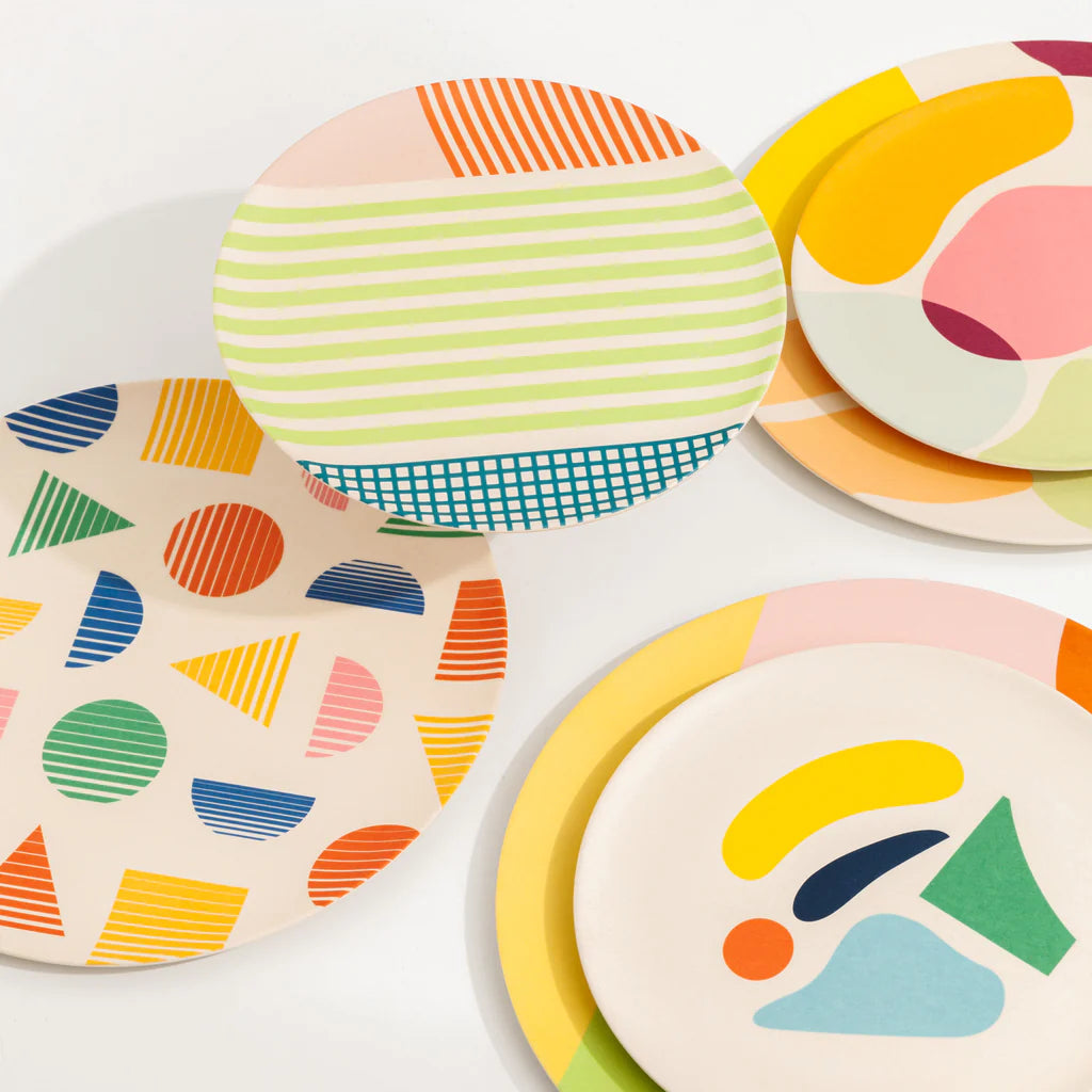 Poketo Bamboo Salad Plate Set