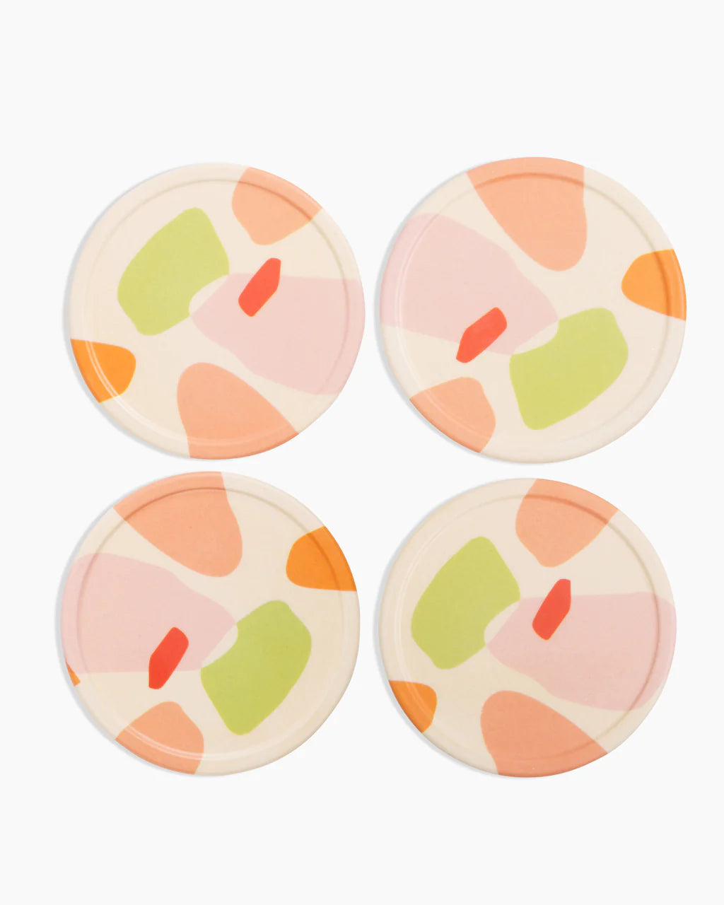Poketo Bamboo Coaster Set
