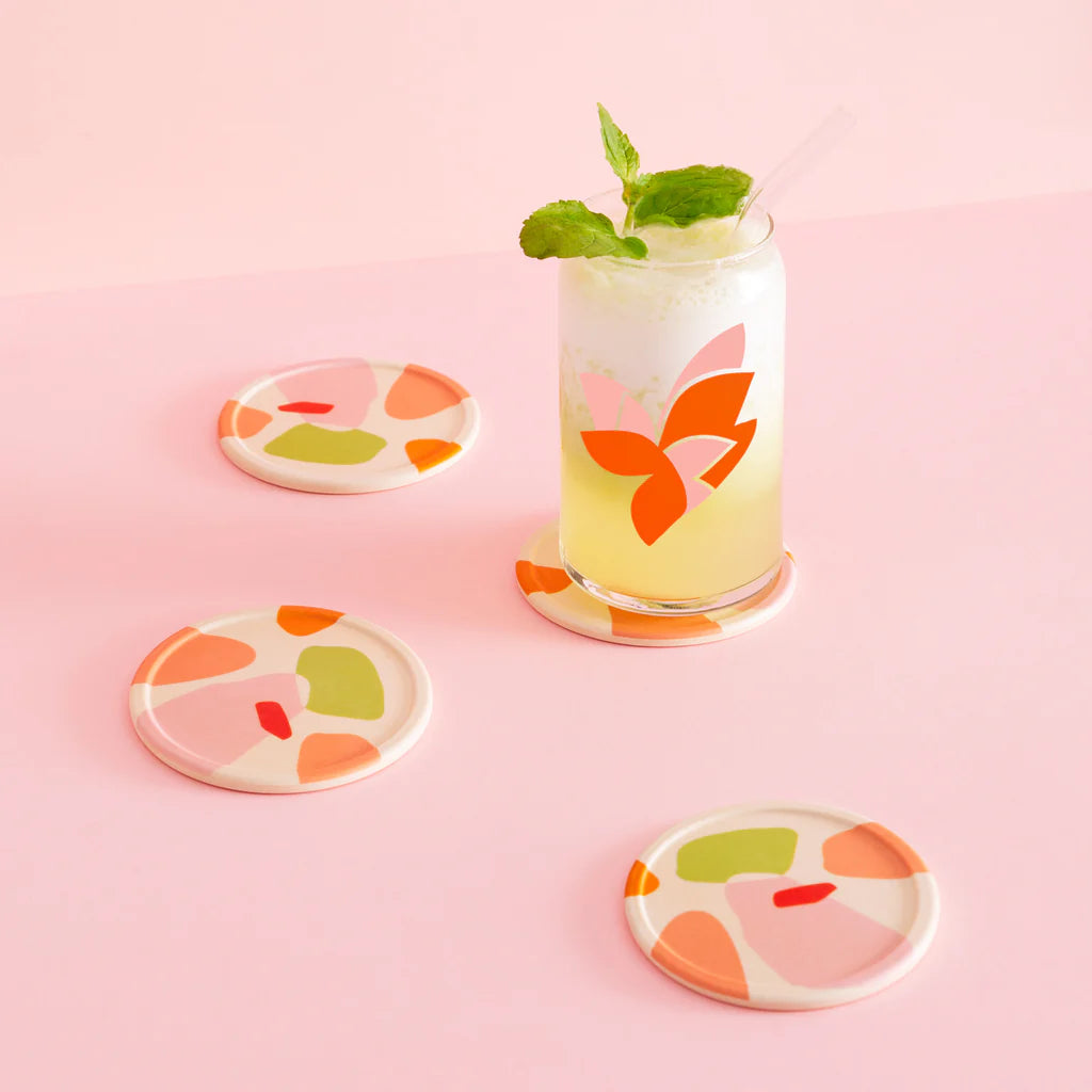Poketo Bamboo Coaster Set