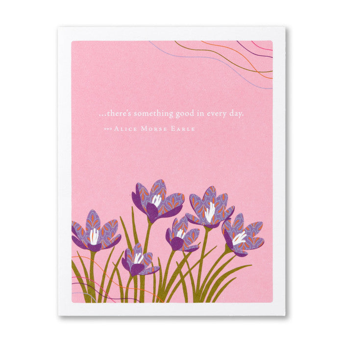 Positively Green Card - Good In Every Day (Earle) - Thank You