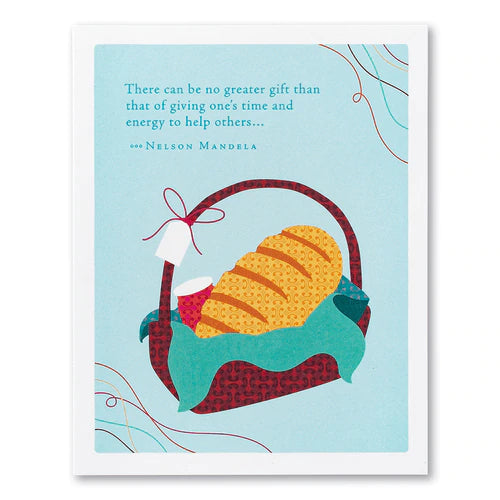 Positively Green Card - Greater Gift (Mandela) - Thank You