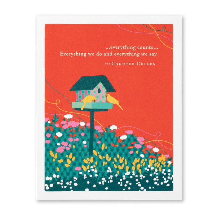 Positively Green Card - Everything Counts (Cullen) - Thank You