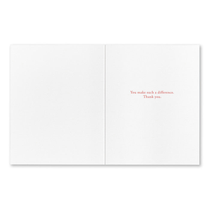 Positively Green Card - Everything Counts (Cullen) - Thank You