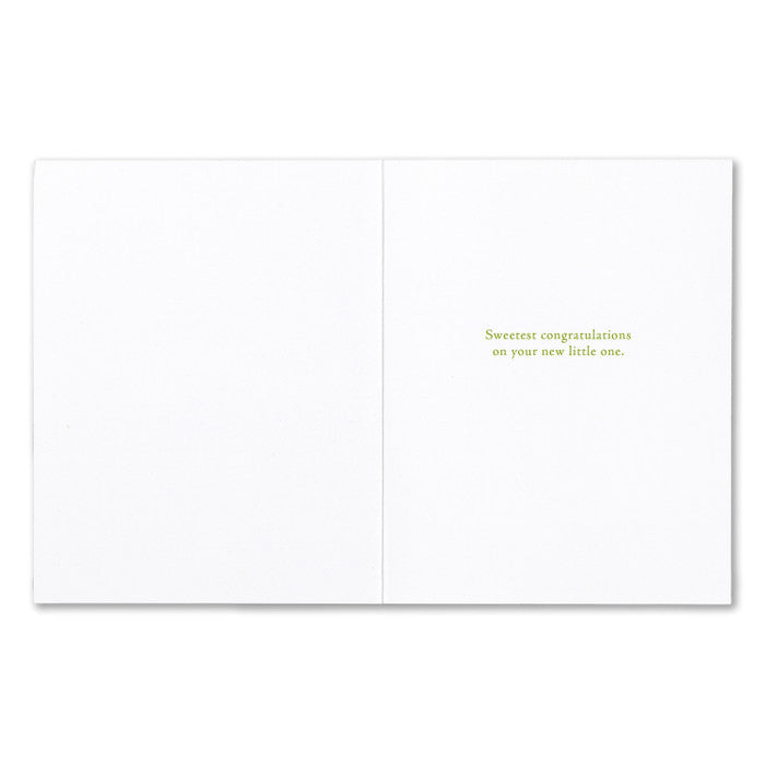 Positively Green Card - Small Beginnings (Francis Drake) - New Baby