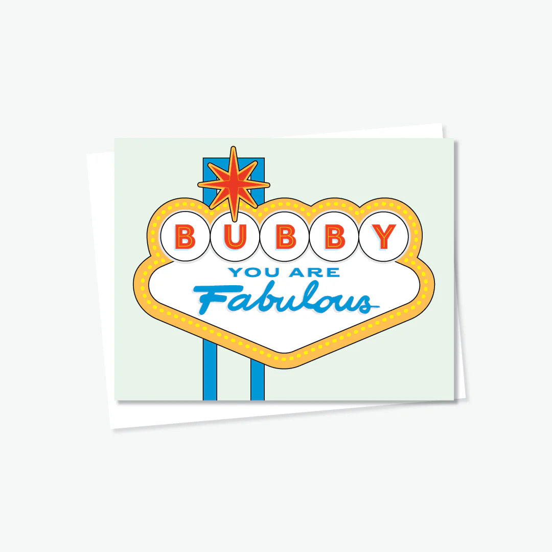 Everyday Yiddish Card - Bubby, You Are Fabulous