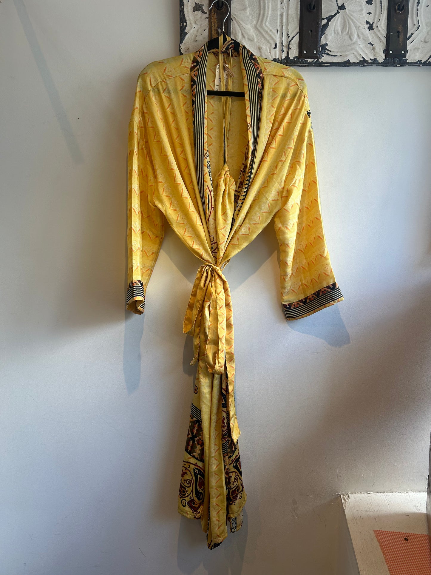 Upcycled Sari Robe - Long #A10