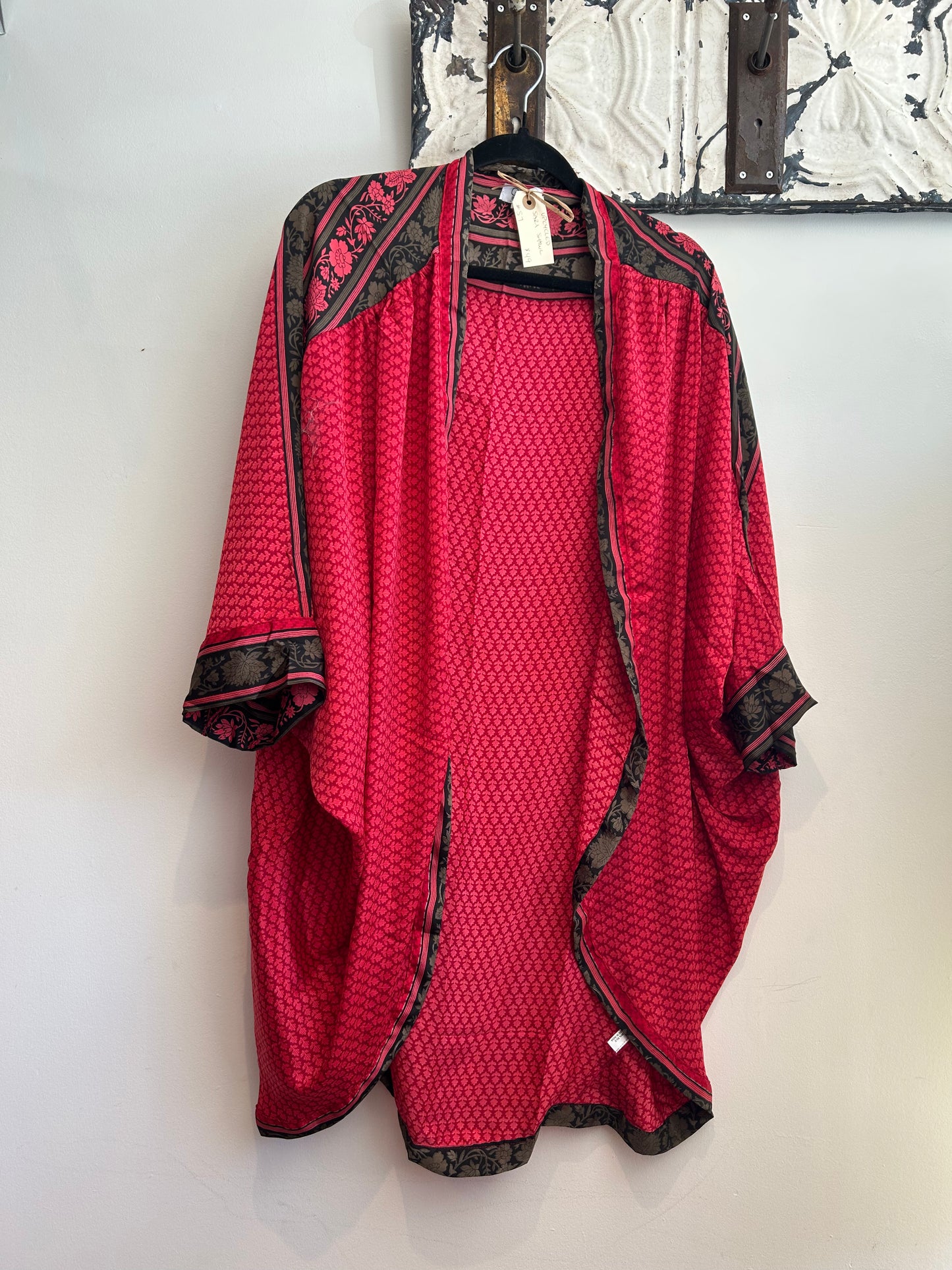 Upcycled Sari Shawl - #S7