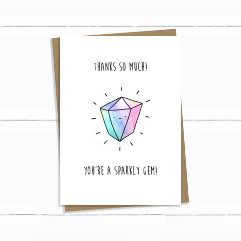 Baun Bon Card - Thank You Gem