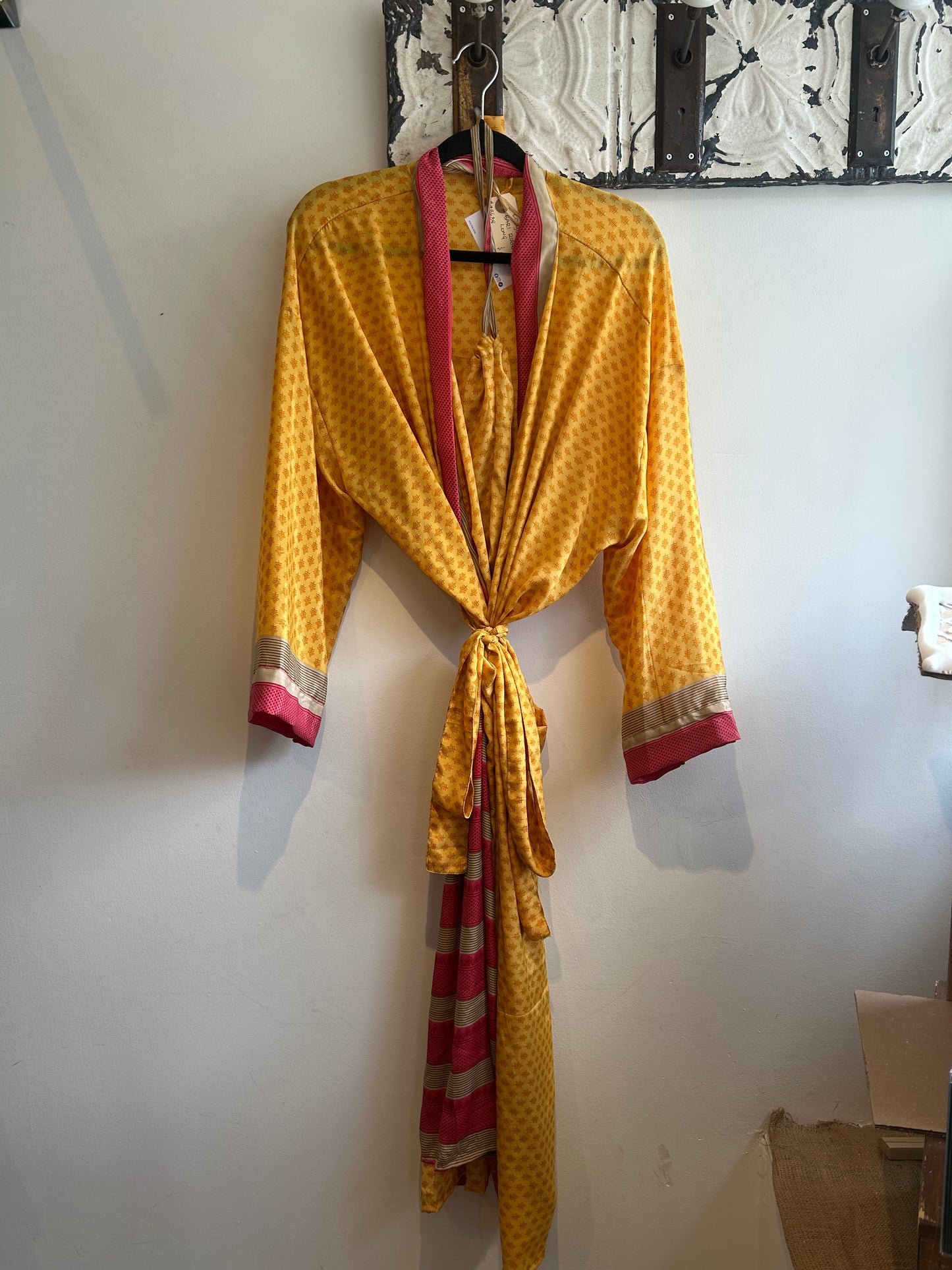 Upcycled Sari Robe - Long #C34