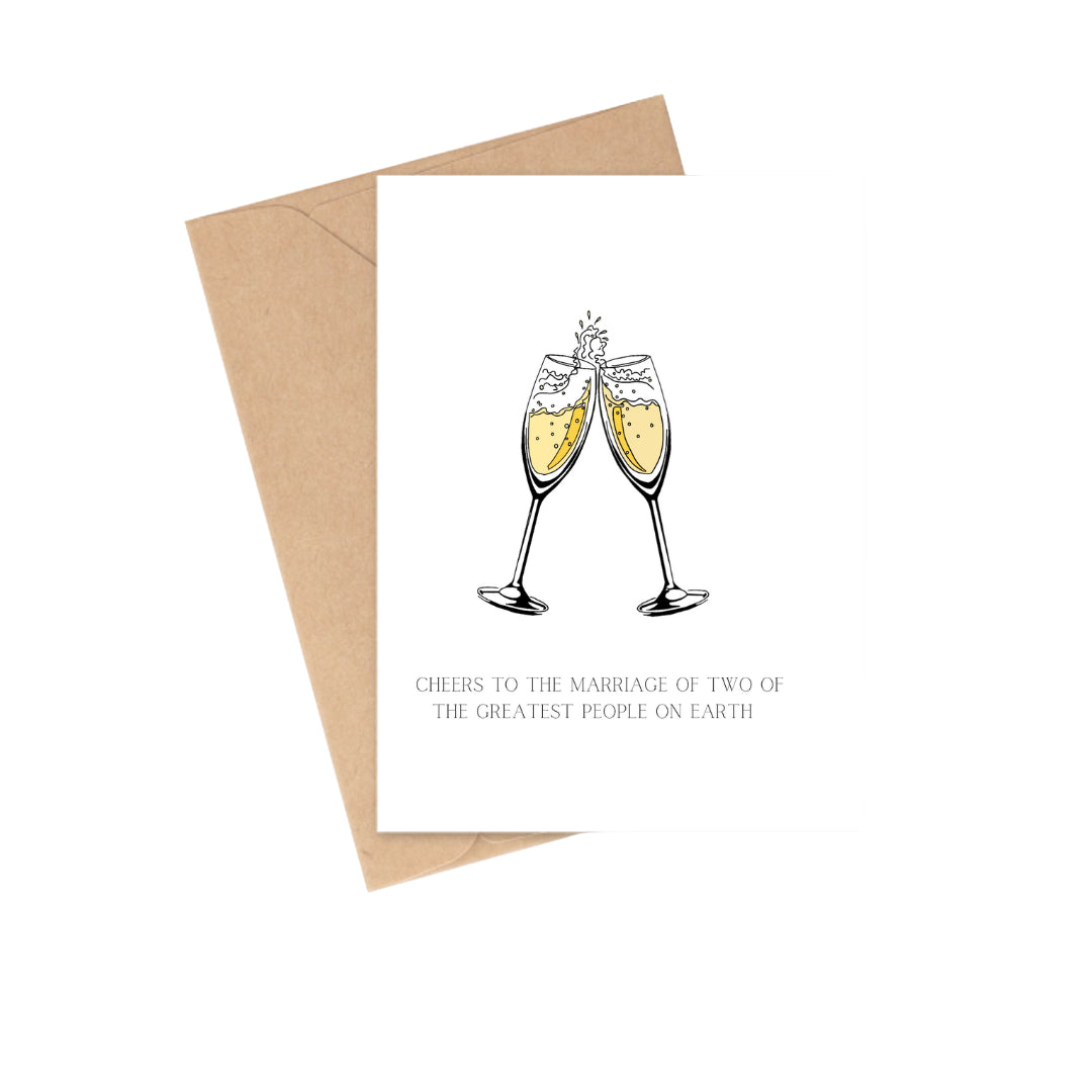 Studio CJOY Card - Cheers To Marriage