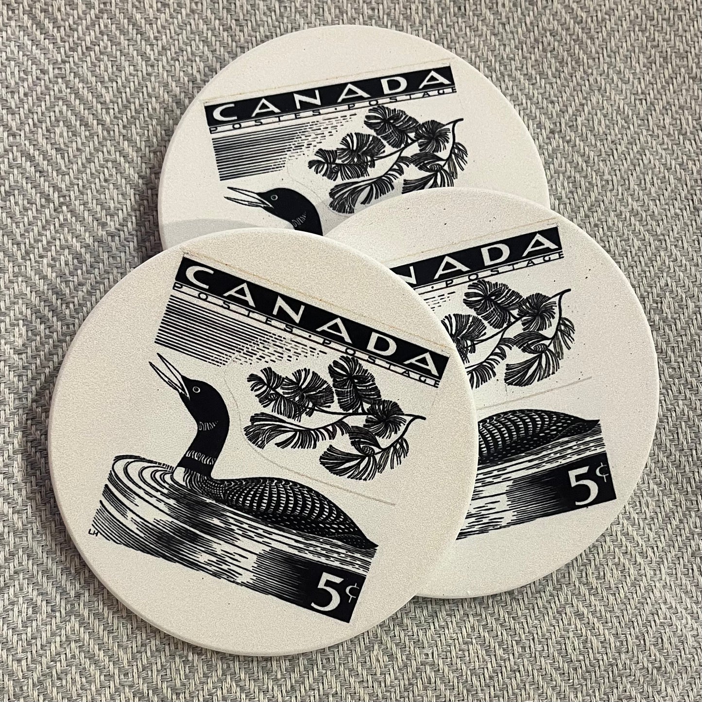 Giftologie Round Ceramic Coasters