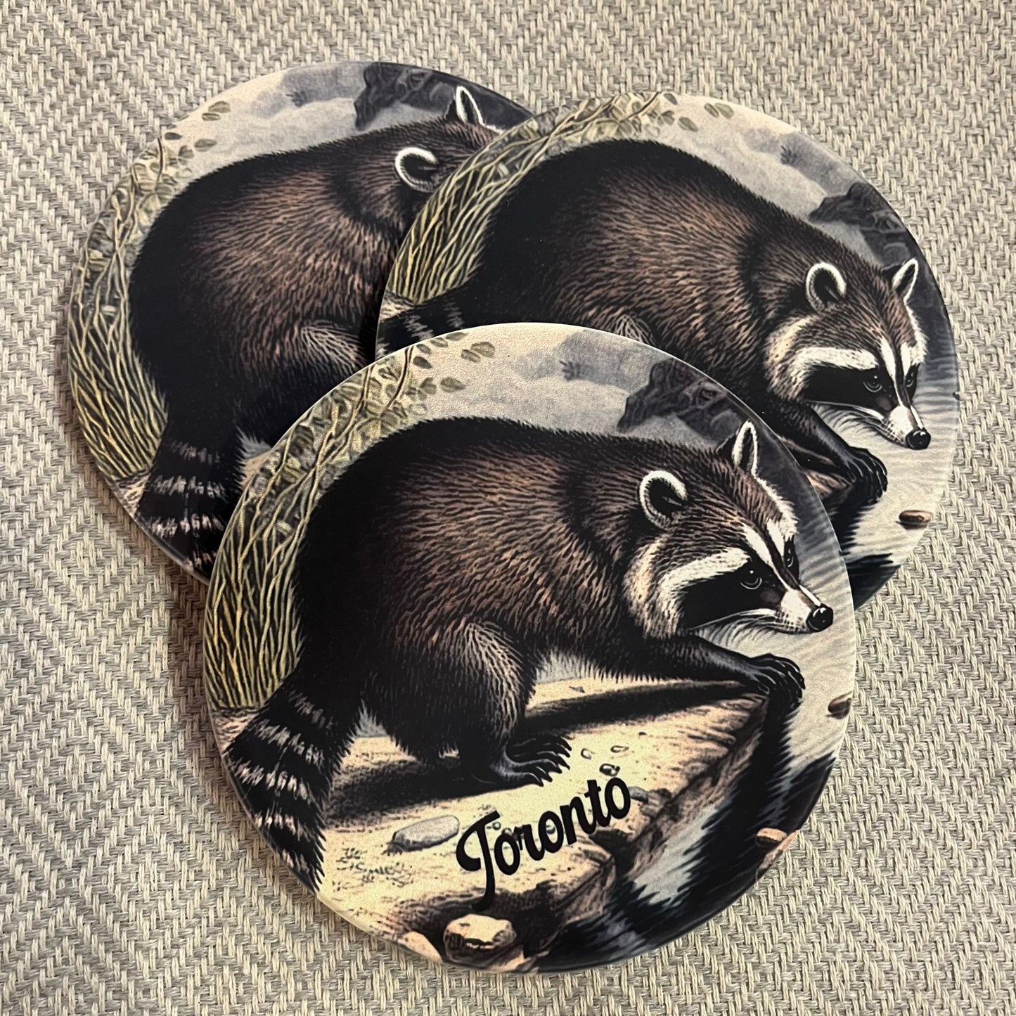 Giftologie Round Ceramic Coasters