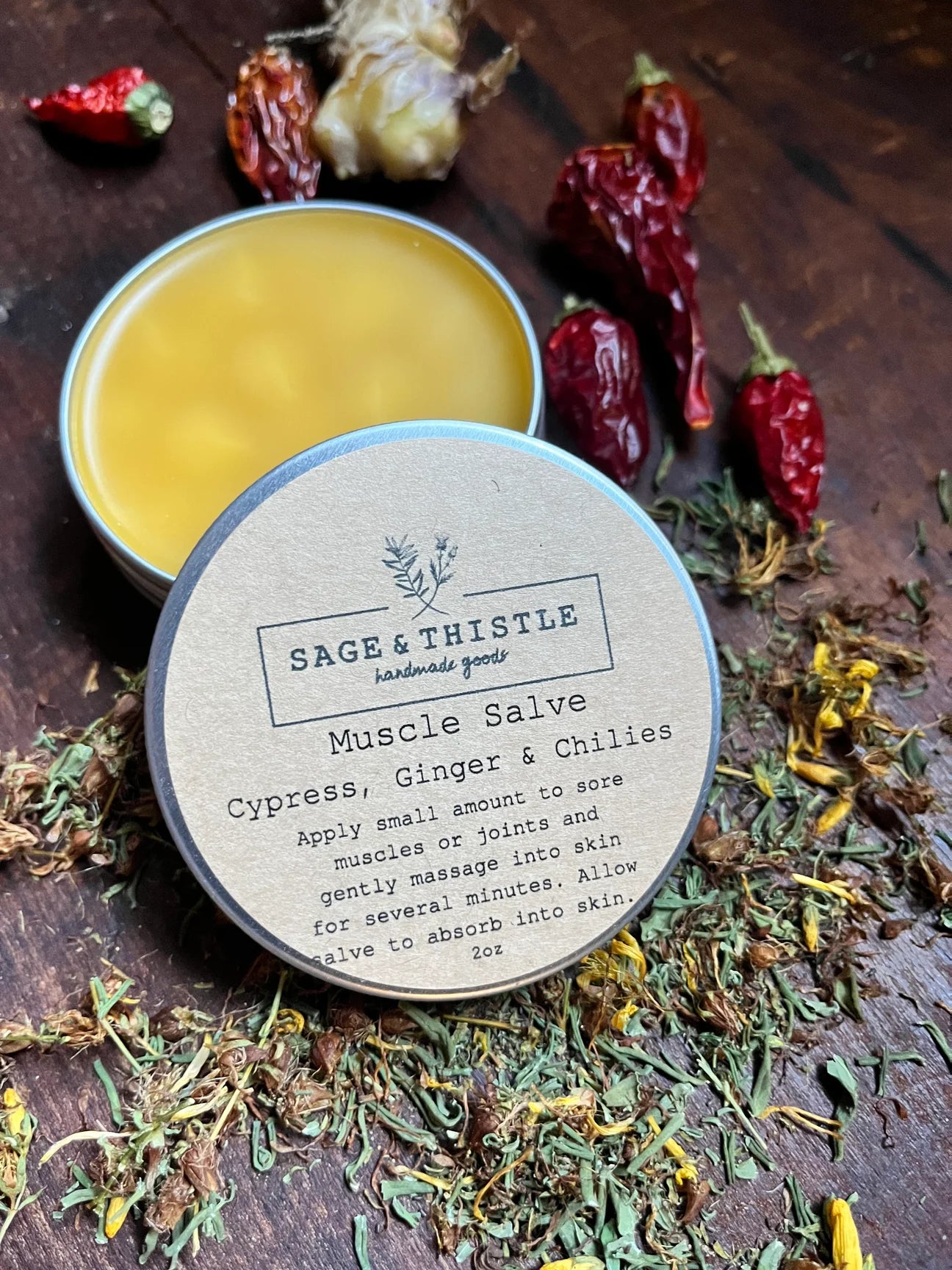 Sage & Thistle Warming Muscle Salve