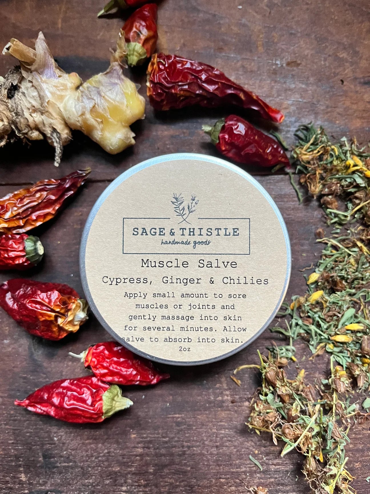 Sage & Thistle Warming Muscle Salve