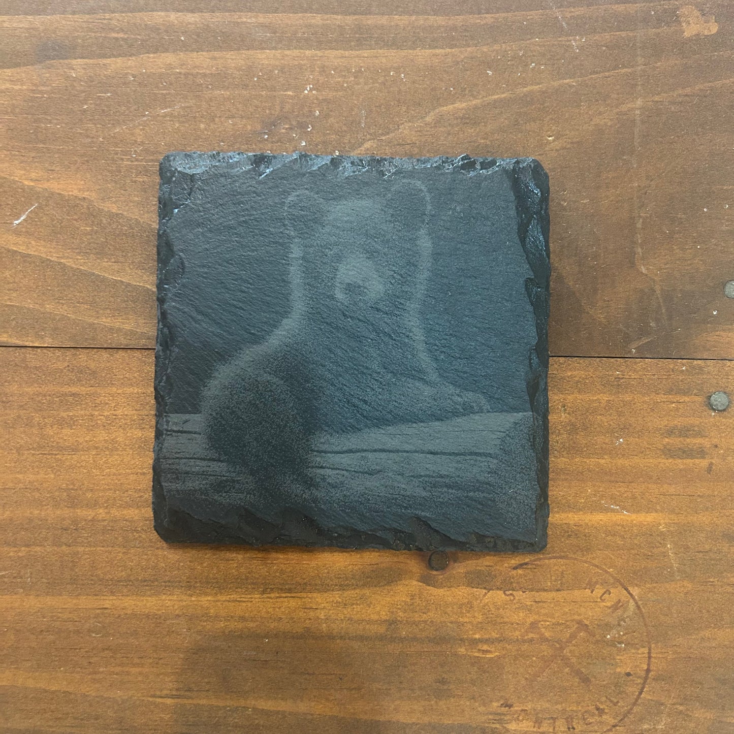 Natural Slate Animal Coasters