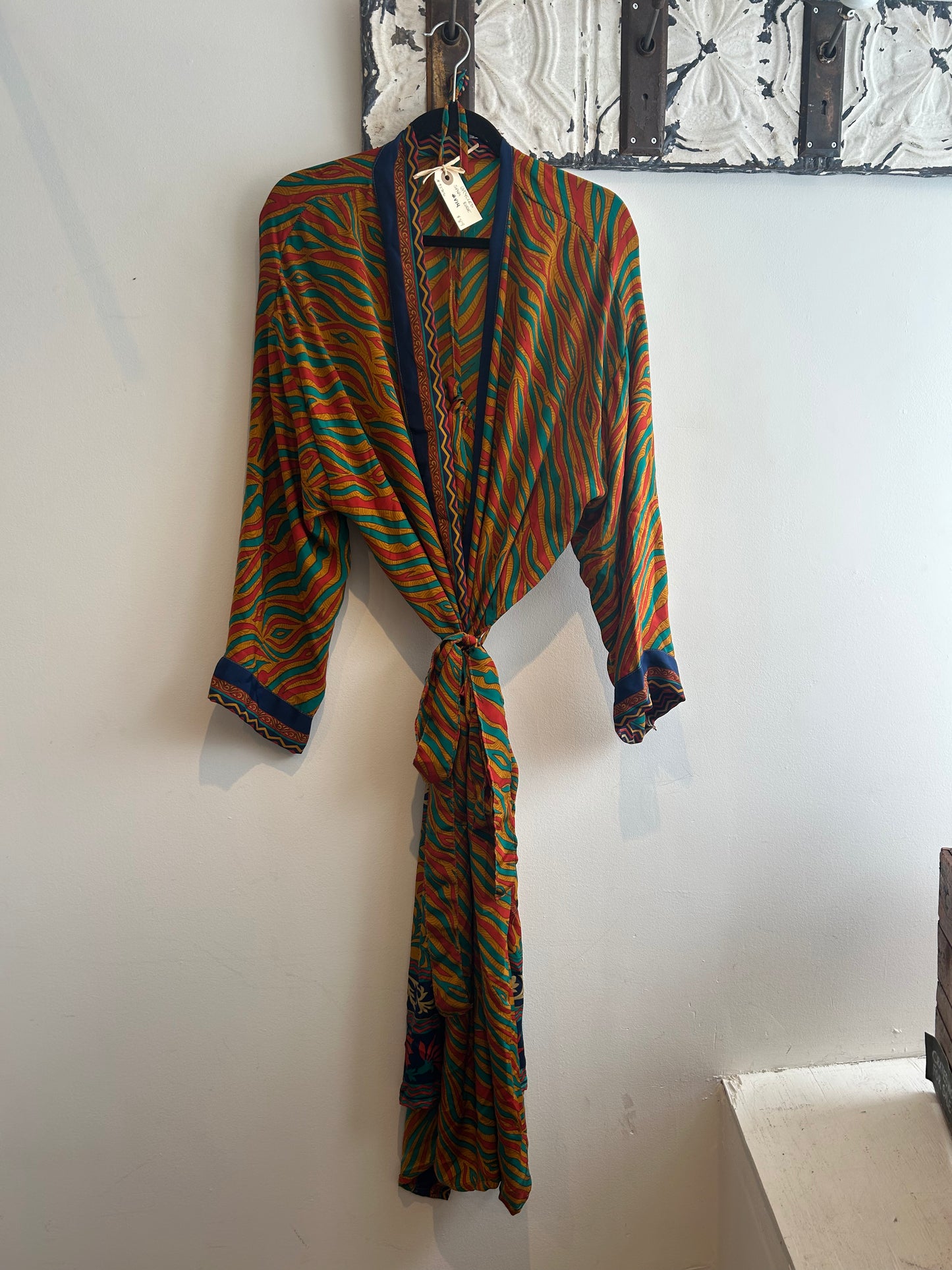Upcycled Sari Robe - Long #V14