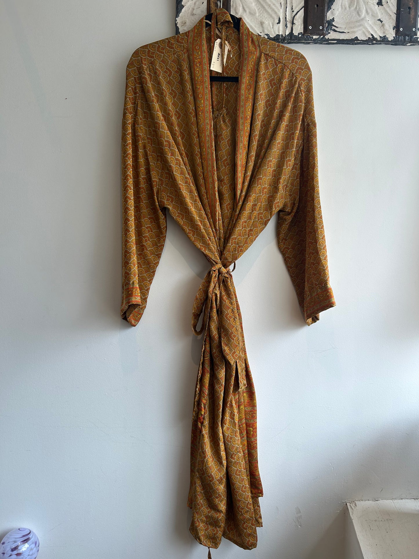 Upcycled Sari Robe - Long #M21