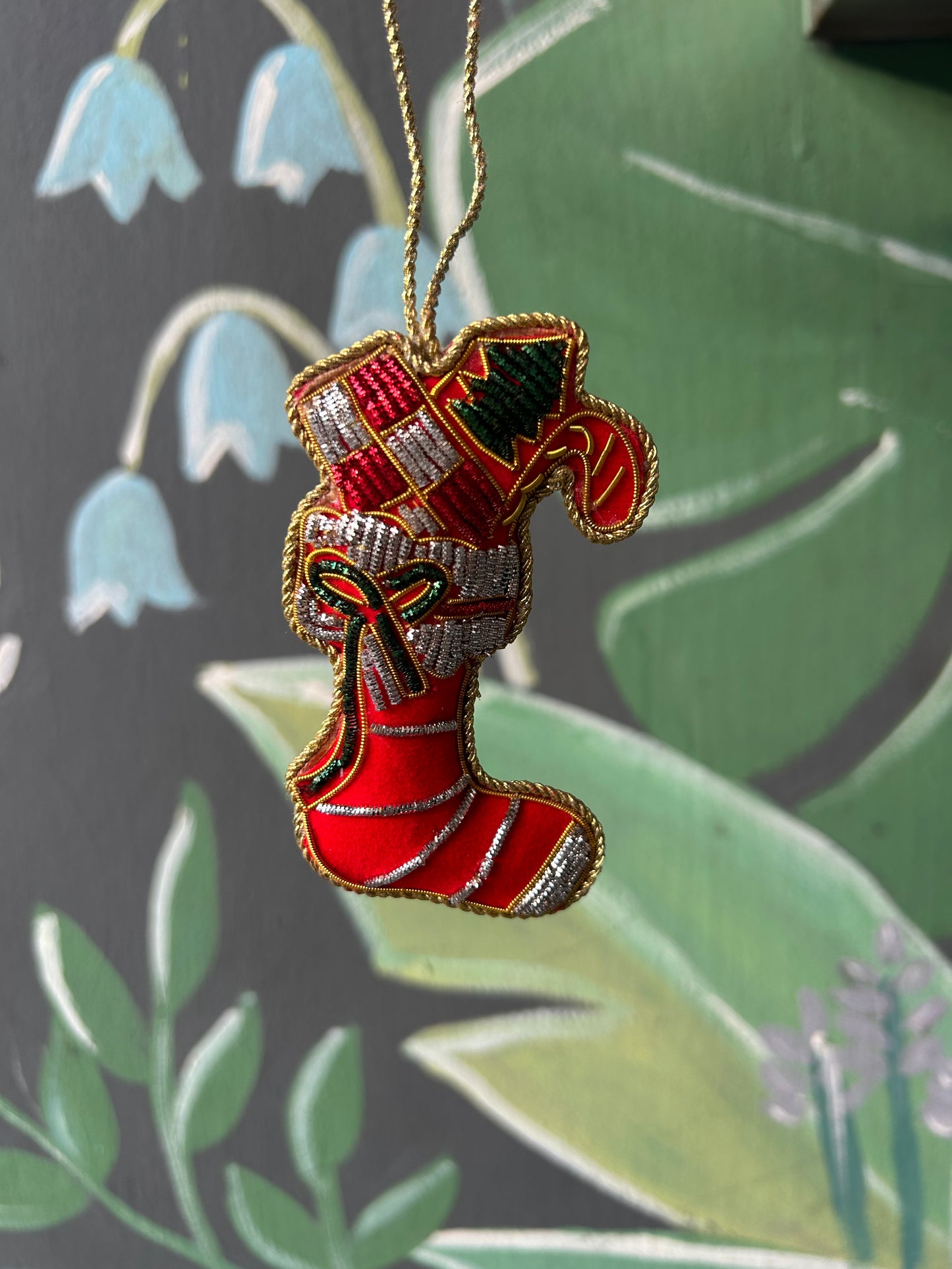 Jafsons Zari Embroidered Ornament