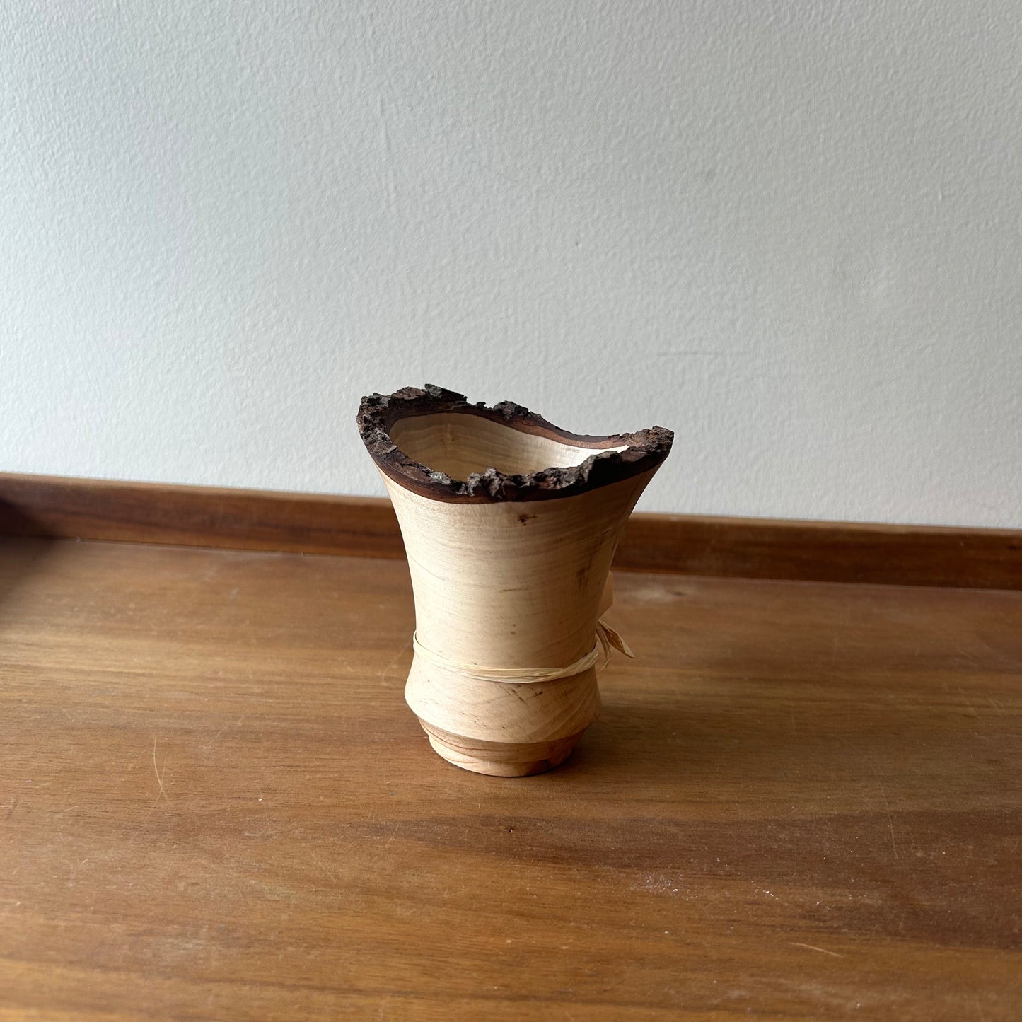 Handmade Live Edge Small Pot