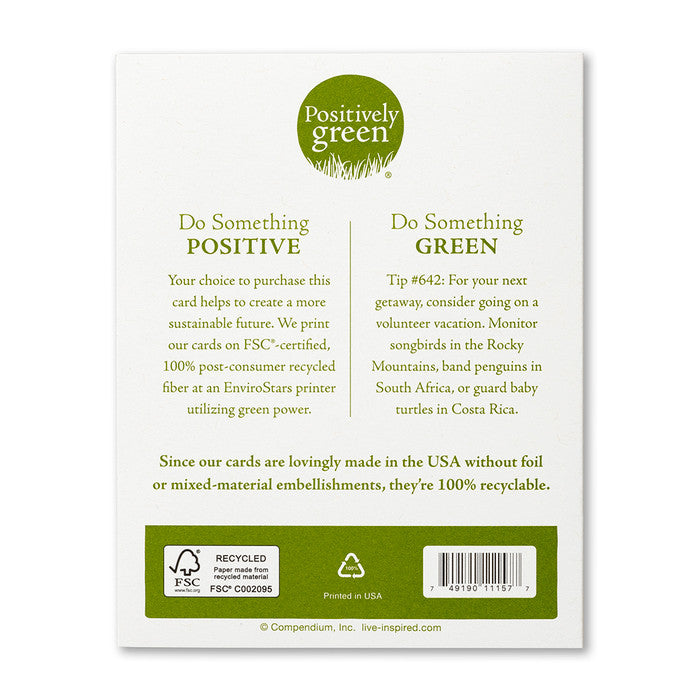 Positively Green Card - Better Place (Payton) - Thank You