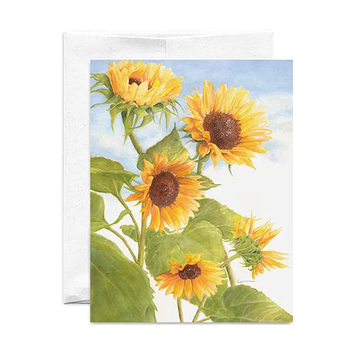 Kat Signature Card - Sunflowers