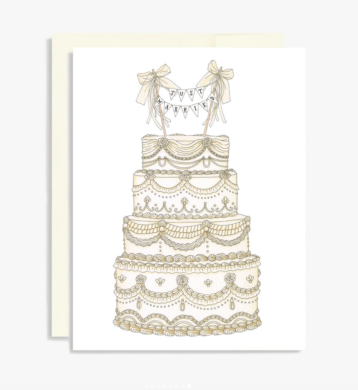 Keepsake Studio Card - Wedding Cake
