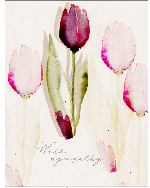 Kat Signature Card - With Sympathy