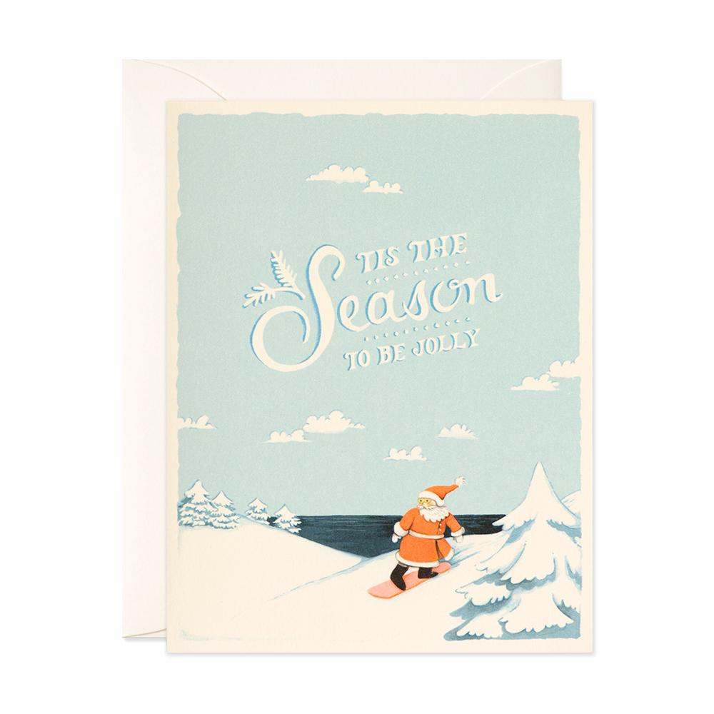 JooJoo Paper Card - 'Tis The Season Santa