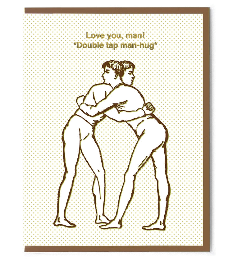 Smitten Kitten Card - Love You, Man