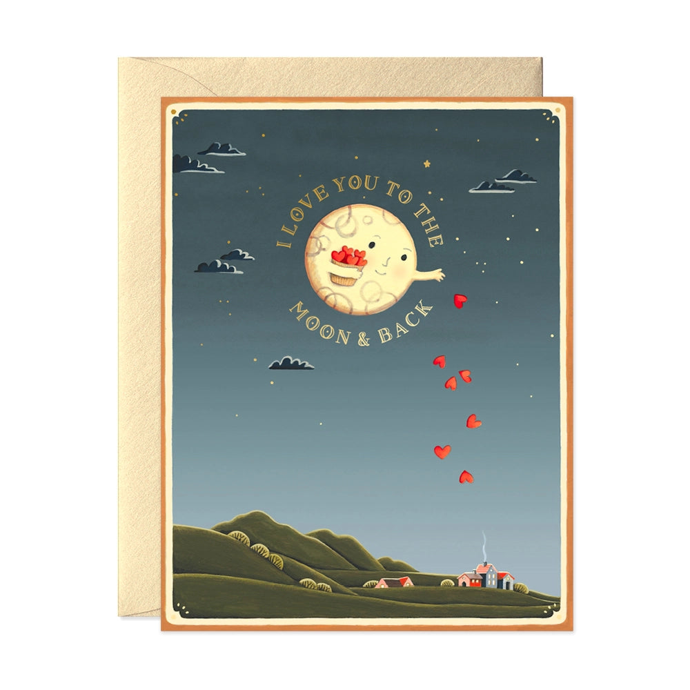 JooJoo Paper Card - Love You To The Moon & Back