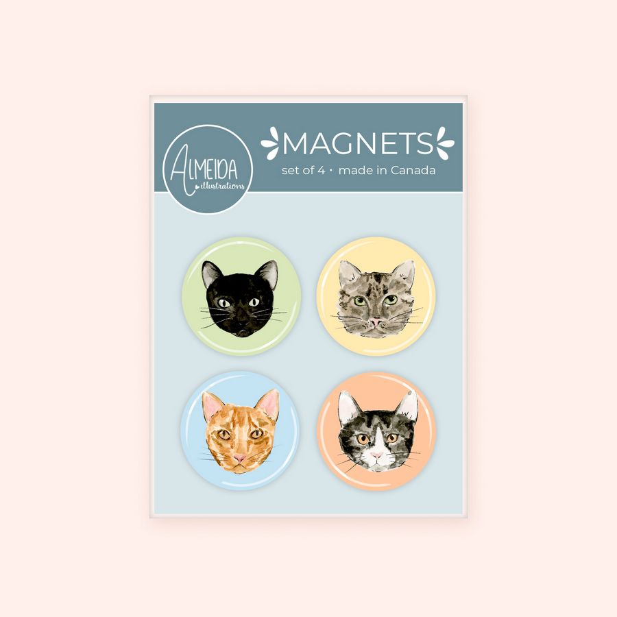 Almeida Illustrations Magnets (Set of 4)