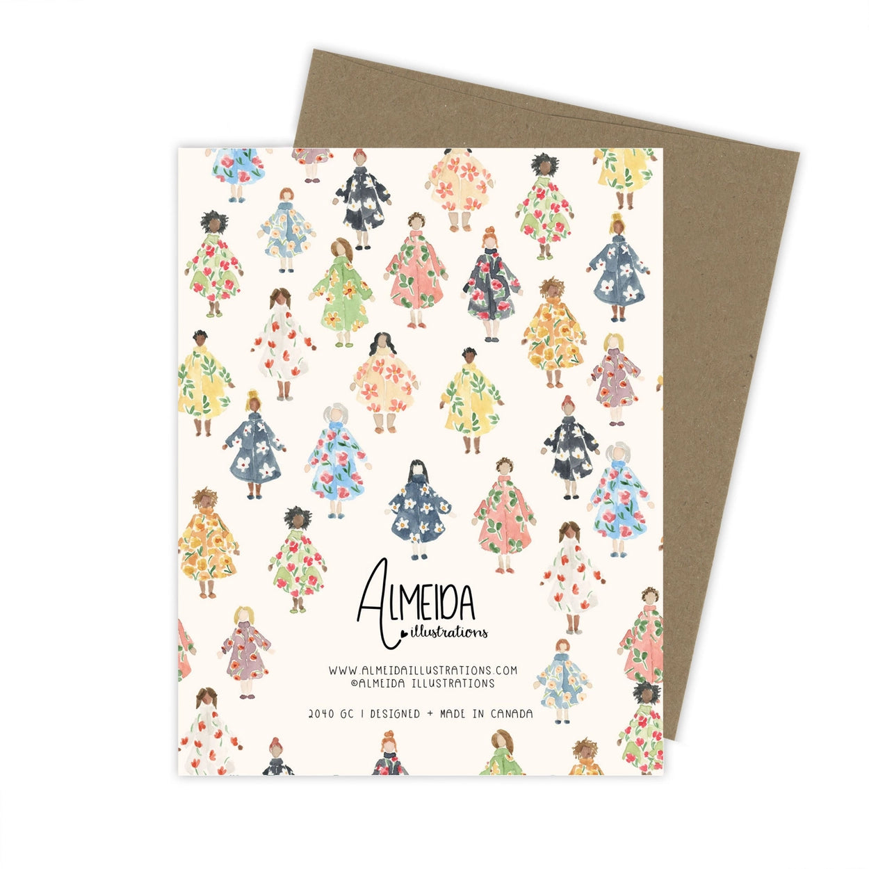 Almeida Illustrations Card - It Takes A Village