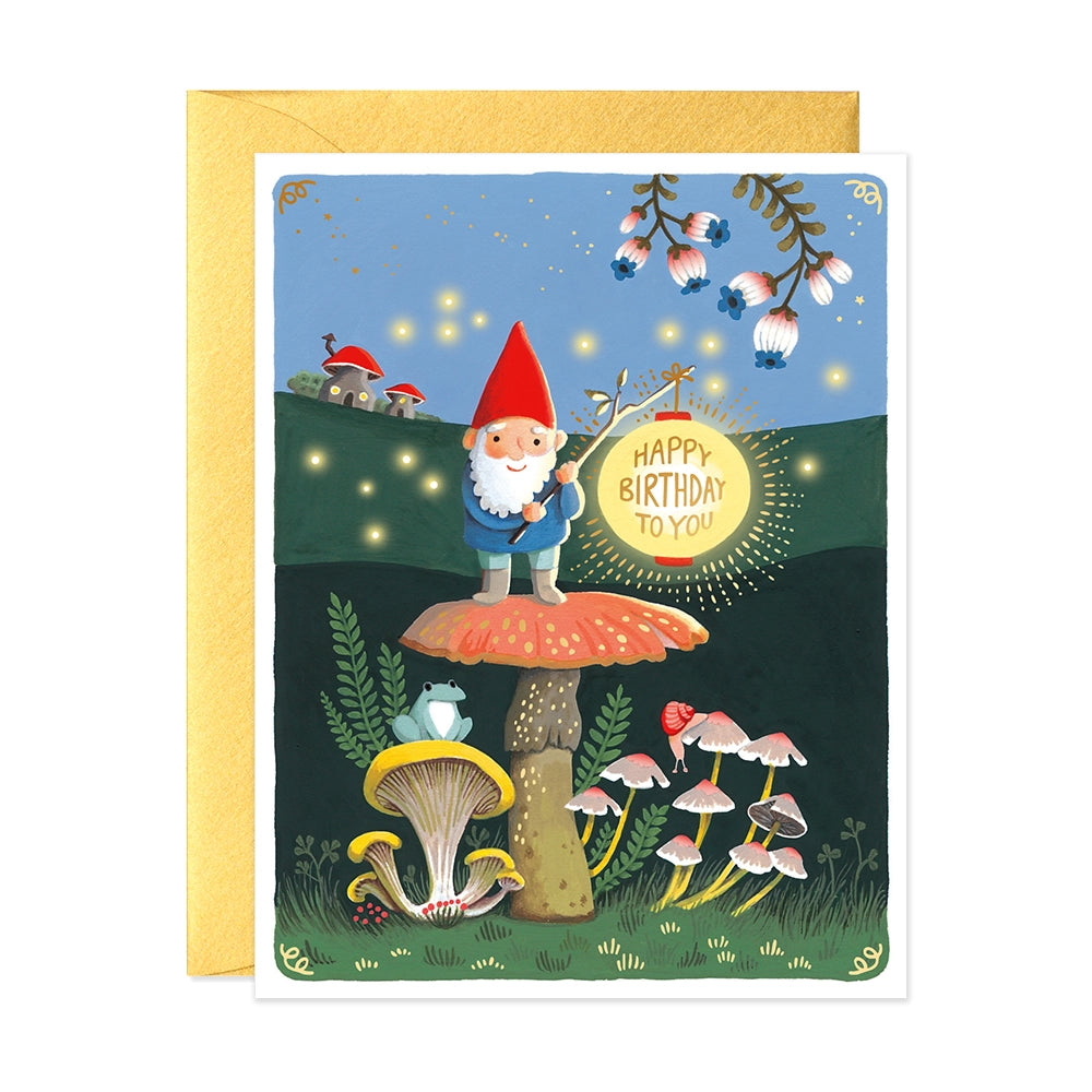 JooJoo Paper Card - Gnome Birthday