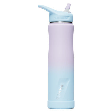EcoVessel 24oz Insulated Water Bottle With Straw