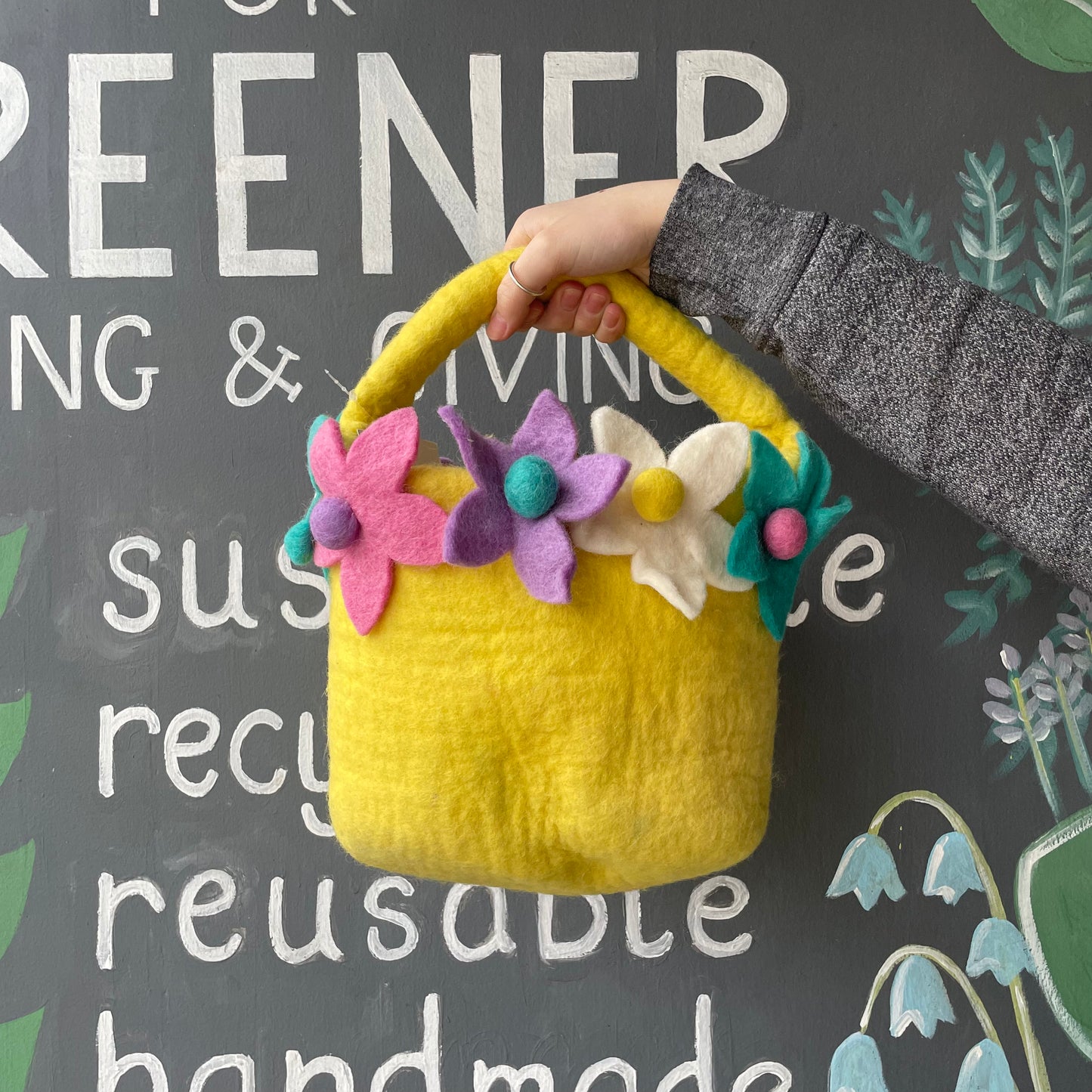 Hamro Felted Wool Baskets