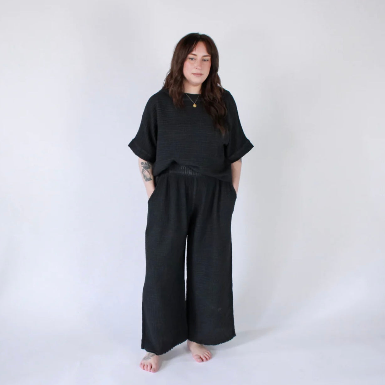 Pokoloko Crinkle Palazzo Pants