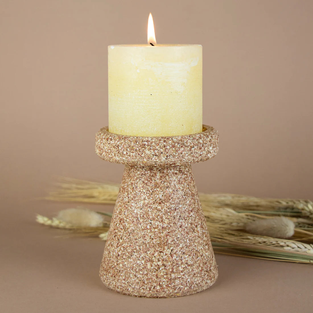 LIGA Corn Cob Husk Candle Holder