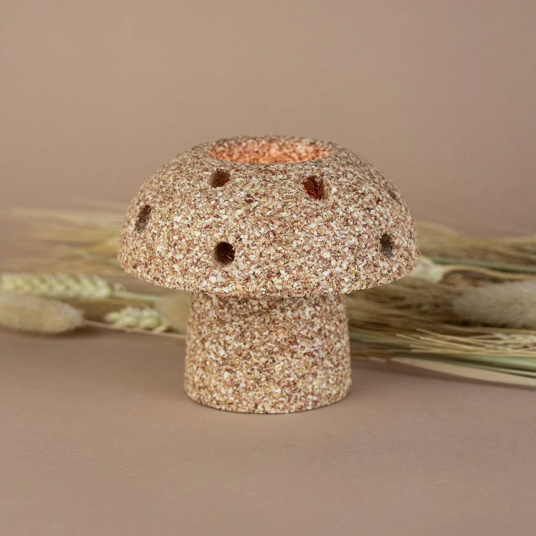 LIGA Corn Cob Husk Mushroom Tealight Holder
