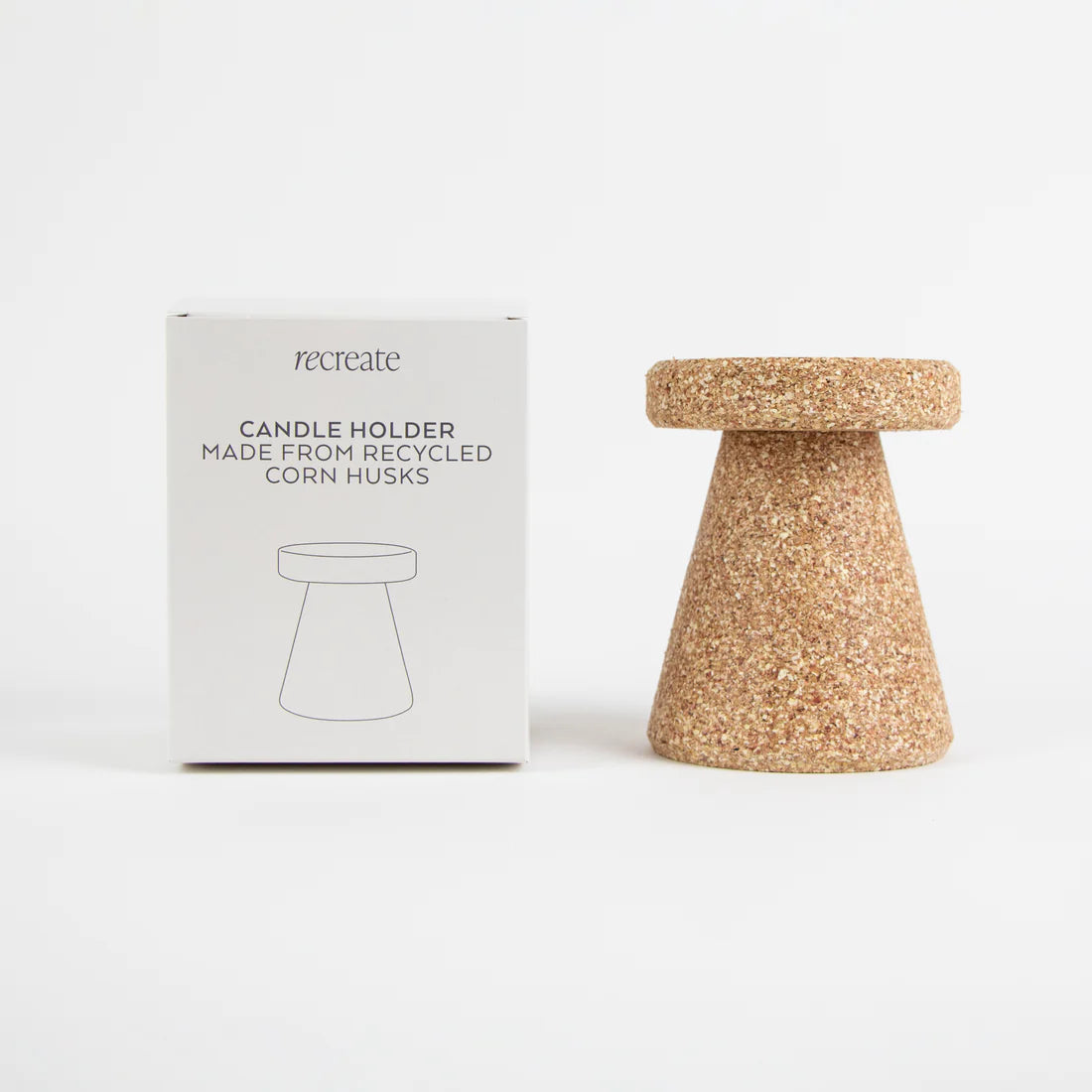 LIGA Corn Cob Husk Candle Holder