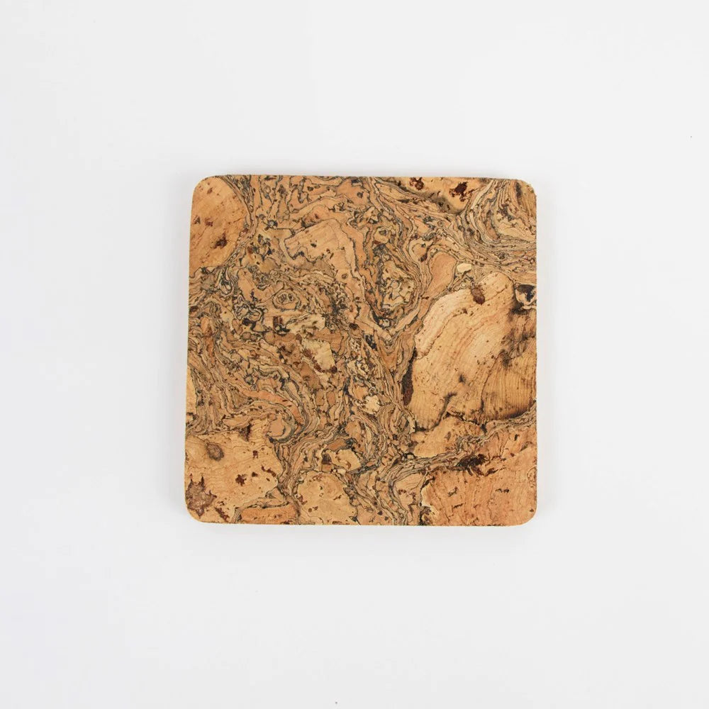 LIGA Natural Cork Coaster (Square)