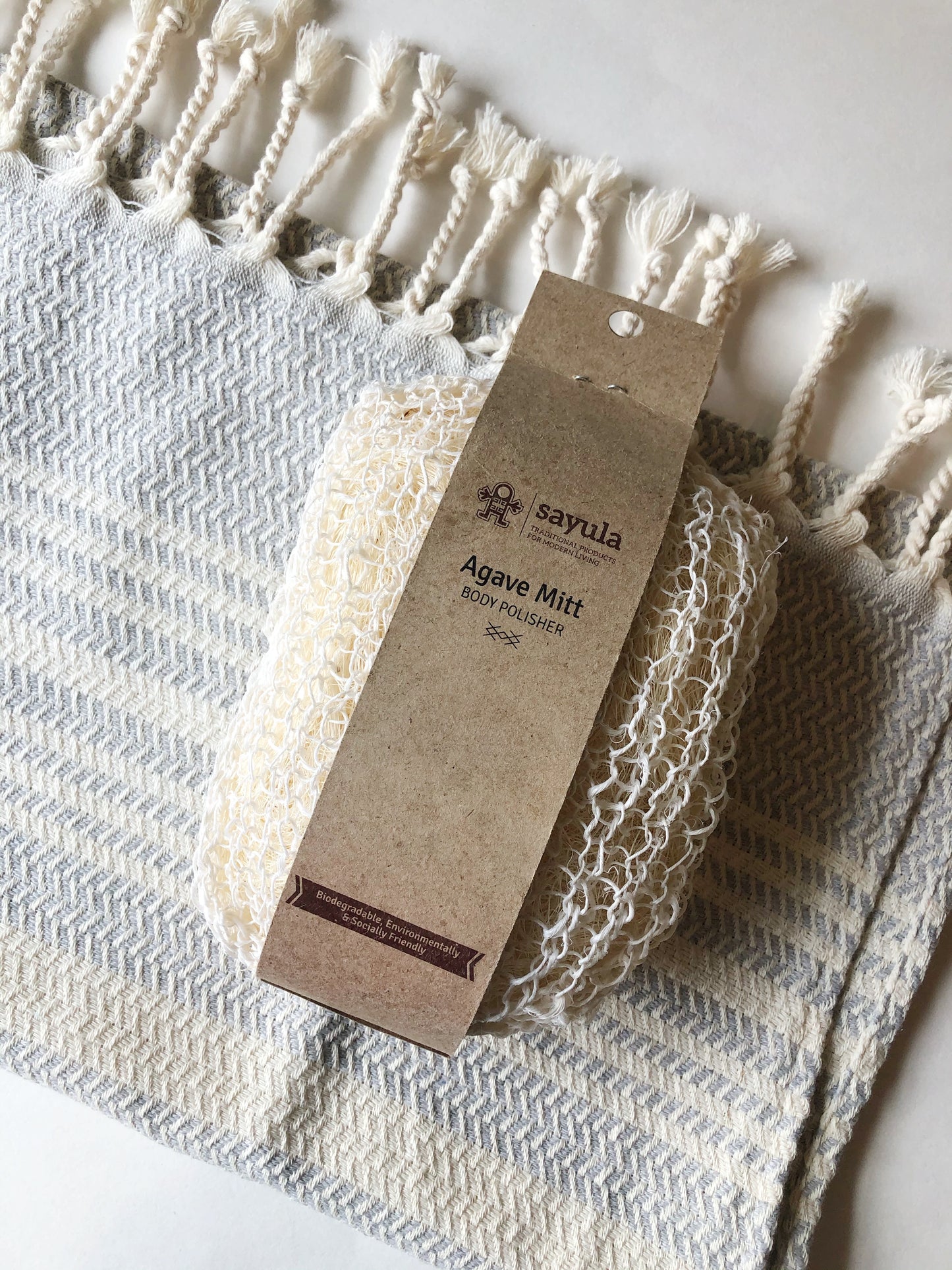 Sayula Agave Mitt Body Polisher